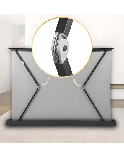 CynthiaScreen 120" 16:9 CLR Screen Electric Floor Rising Screen For UST Projector