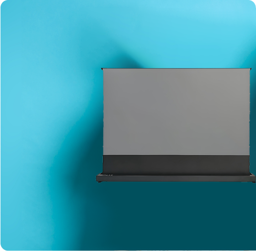 Floor rising screen